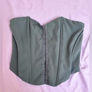 Princess Polly Archer Corset Top in Slate